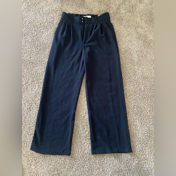 Abercrombie & Fitch Black Wide-Leg Pants - Picture 2 of 3